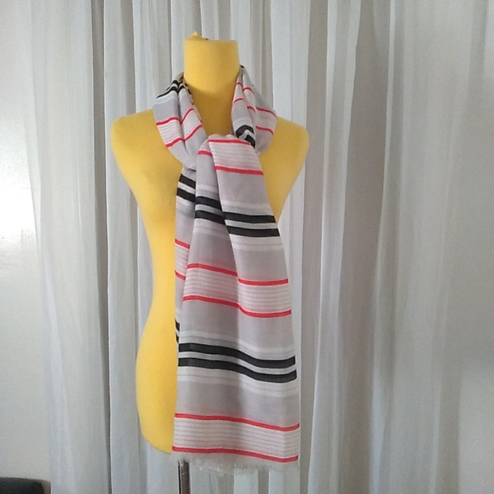 Jack And Missy Uptown Scarf Wrap Multicolor Stripe